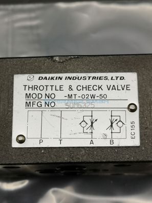 Daikin MT-02W-50 Drossel - und Rückschlagventil