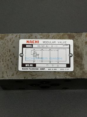 Überdruckventile Nachi OG-G01-AC-K-20