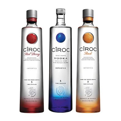 Ciroc Vodka 3er Tasting Set Ciroc Vodka (40% Vol) + Peach + Red Berry je 0,7L (