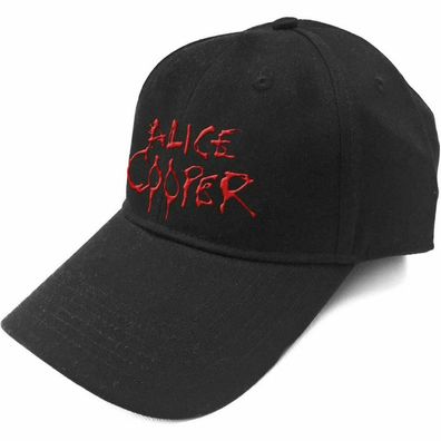 Alice Cooper Dripping Logo Unisex Baseball Cap Kappe Mütze 100% offizielles Merch