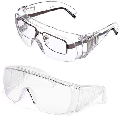 Schutzbrille AntiScratchBrille verstellbarer Kopfgurt Labor Infektion Augen