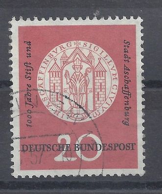 Mi. Nr. 255, BRD, Bund, Jahr 1957, Stadt Aschaffenburg 20, Var 2
