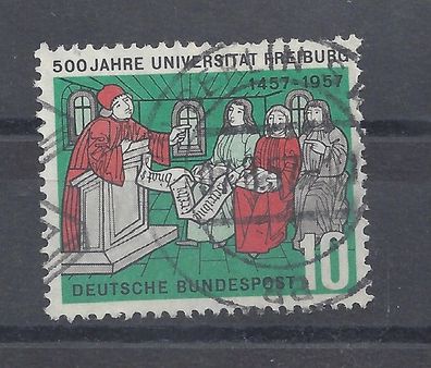 Mi. Nr. 256, BRD, Bund, Jahr 1957, 500 Jahre Uni Freiburg 10