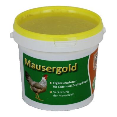 Mausergold für Lege- und Zuchtgeflügel - Verkürzung der Mauserzeit 800 g / 3,5 kg