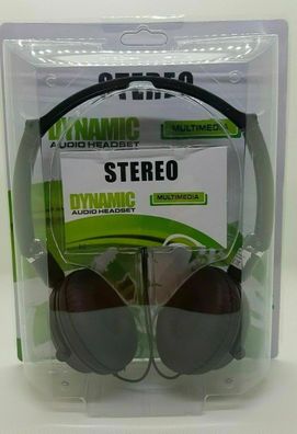Dynamic Audio Headset / Stereo / Multimedia - Schwarz Neu und OVP
