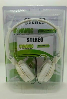 Dynamic Audio Headset / Stereo / Multimedia - Weiß Neu und OVP