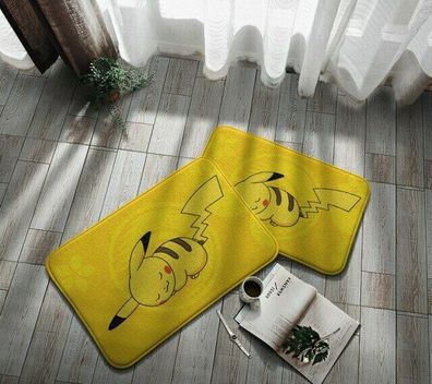 Teppich Pokemon Pikachu schlafend 60cm * 40cm Japan Rutschfeste Fußmatte