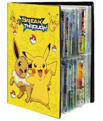 Pokemon Ordner Pikachu und Evoli Sammelalbum 240 Karten Portfolio Neu und OVP