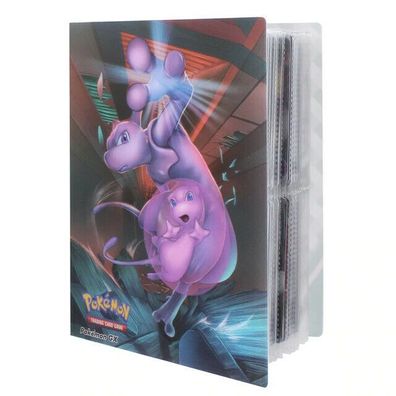 Pokemon Ordner Mewtu und Mew Sammelalbum 240 Karten Portfolio Neu + OVP
