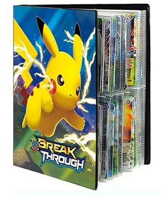 Pokemon Ordner Pikachu Sammelalbum 240 Karten Portfolio Neu und OVP