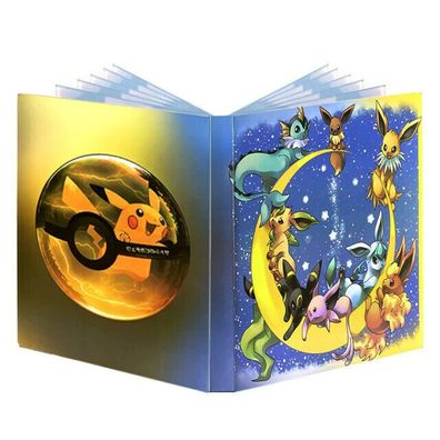 Pokemon Ordner Evoli Nachtara Psiana Sammelalbum 432 Karten Portfolio Album