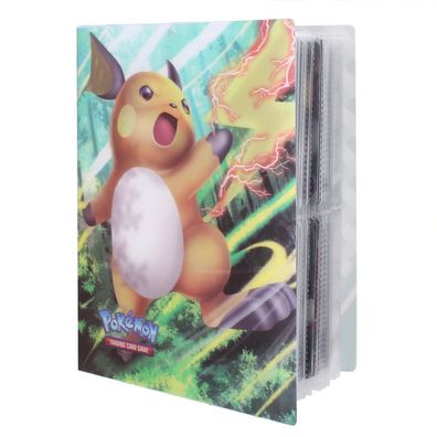 Pokemon Ordner Raichu Sammelalbum 240 Karten Portfolio Neu und OVP