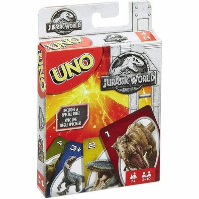 Uno Jurassic World Dino Kartenspiel Gesellschaftsspiel Karten / Cards Neu + OVP