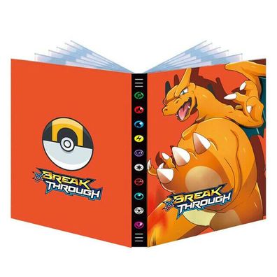 Pokemon Ordner Glurak Sammelalbum 432 Karten Portfolio Charizard Album