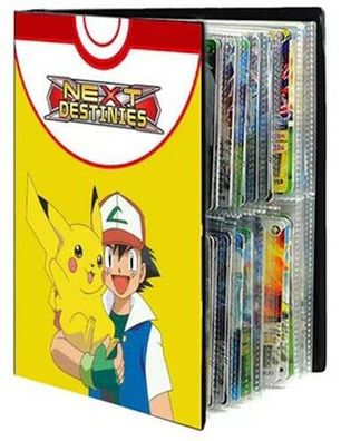 Pokemon Ordner Pikachu mit Ash Sammelalbum 240 Karten Portfolio Neu und OVP