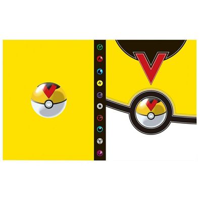 Pokemon Ordner Levelball gelb Sammelalbum 240 Karten Portfolio Neu und OVP