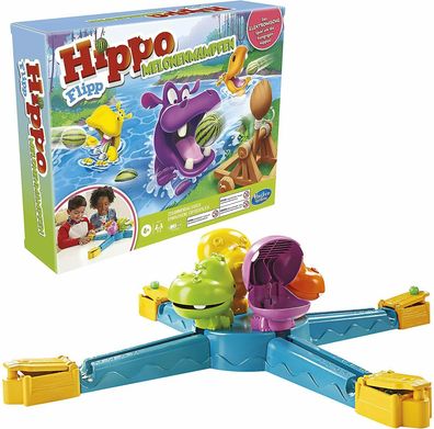 HASBRO Hippo Flipp Melonenmampfen E9707 Gesellschaftsspiel