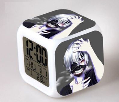 Anime/ Manga - Tokyo Ghoul - Digitaluhr/ Wecker - Licht + Temperatur + Datum
