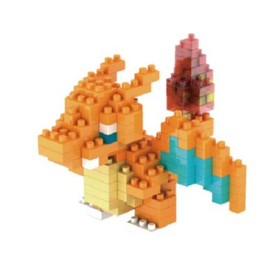 Pokemon LNO Figur - Motiv: Glurak - Lego kompatibel - OVP