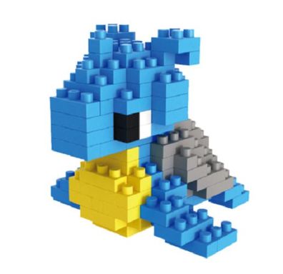Pokemon Micro-Bricks Figur - Motiv: Lapras - Lego kompatibel - OVP