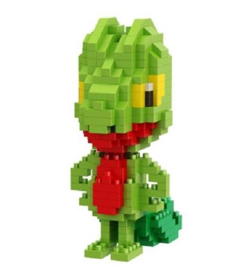 Pokemon Micro-Bricks Figur - Motiv: Geckarbor - Lego kompatibel - OVP