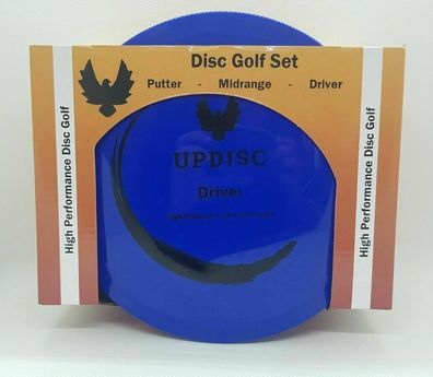 Updisc Discgolf Set - PUTTER, Midrange, DRIVER - High Performance Series