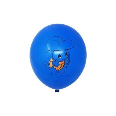 Pokemon Ballon 10 Stück Set Blau Kinder Geburtstag Luftballons Helium geeignet