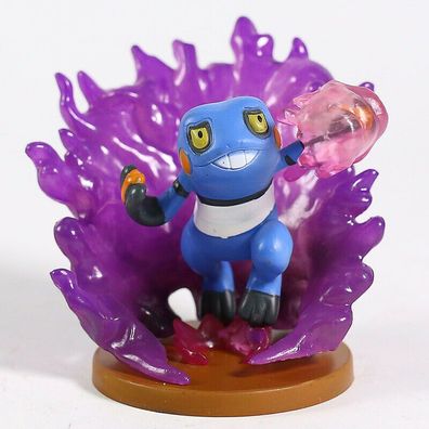 Anime Pokemon PVC Figur Statue: Glibunkel / Croagunk - NEU