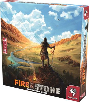 Fire & Stone englische Ausgabe Brettspiel Board Game Strategy