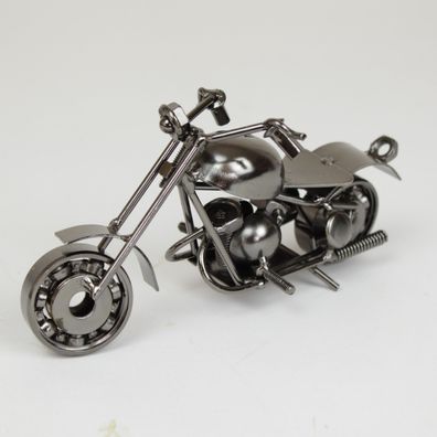 Motorrad Modell Clayre&Eef Freiheit 17cm grau