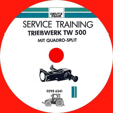 Deutz Fahr Triebwerk TW 500 mit Qardro Split DX 3.10 3.30 3.50 3.60 Service Training