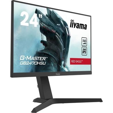 IIYAMA Monitor PC-Gaming-Bildschirm 23,8 Zoll FHD IPS-Panel 0,8 ms 165 Hz HDMI/ D
