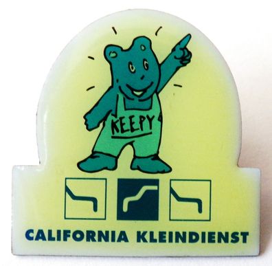 California Kleindienst - Autowaschanlagen - Keepy - Pin 28 x 27 mm