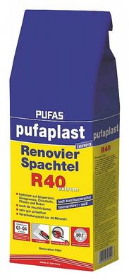 Pufas pufaplast Renovier-Spachtel R40 extrem 5 kg weiß