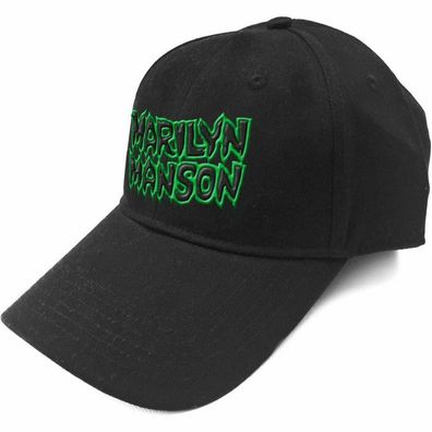 Marilyn Manson Logo Unisex Baseball Cap Kappe Mütze 100% offizielles Merch