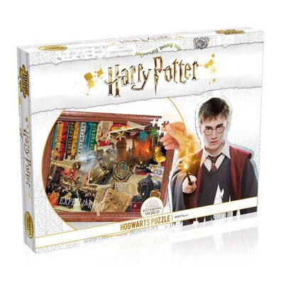 Winning Moves - Harry Potter Puzzle - Hogwarts (1000 Teile) Puzzel Jigsaw Wizard