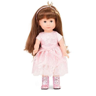 Götz Puppe Just like me 27cm 1713029 Prinzessin Chloe braunes Haar Schlafaugen