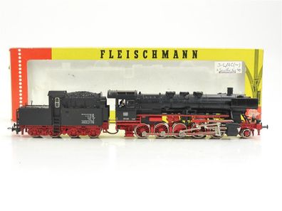 E217 Fleischmann H0 1175 Dampflok mit Kabinentender BR 50 058 DB / Rauch AC