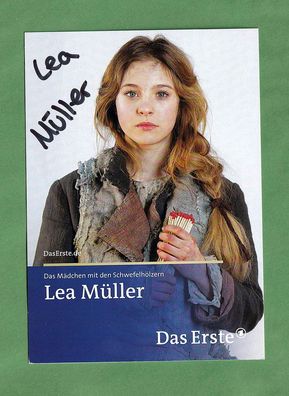 Lea Müller (Mädchen mit den Schwefelhölzern ) - persönlich signiert