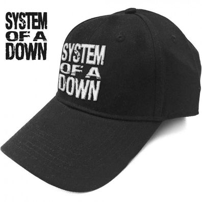 System Of A Down Stacked Logo Unisex Baseball Cap Kappe Mütze 100% offizielles Merch