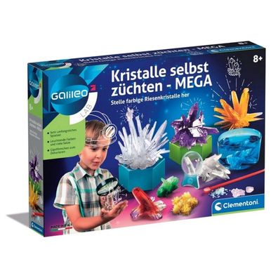 clementoni 59130 Galilieo Mega Kristalle selbst züchten Experimentierkasten Neu