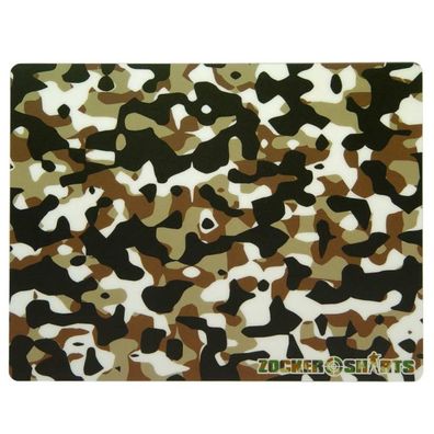 Zockershirts WarPad Camouflage Dessert XL Gaming Mousepad Mauspad Pad Gamer groß