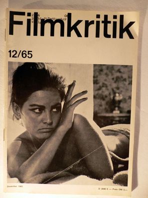 Filmkritik - Filmzeitschrift Ausgabe 12/1965