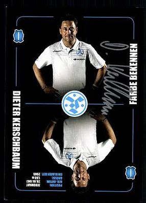 Dieter Kerschbaum Autogrammkarte Stuttgarter Kickers 2014-15 Orig Sign+ A 91014