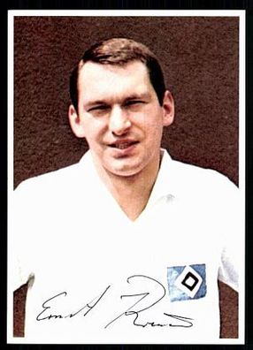 Ernst Kreuz Hamburger SV 60er Jahre Autogrammkarte Original Signiert