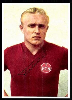 Walter Fladerer 1 FC Nürnberg 60er Jahre Autogrammkarte Original Signiert