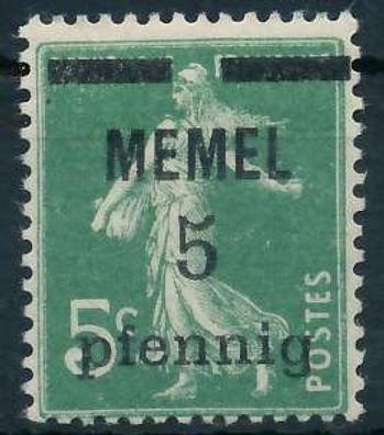 MEMEL 1920 Nr 18b postfrisch gepr. X447856