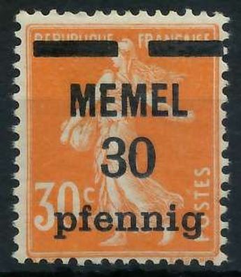 MEMEL 1920 Nr 21z postfrisch X4478AA