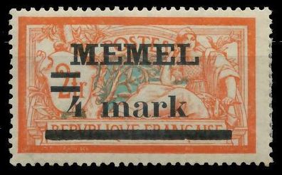 MEMEL 1920 Nr 31 Iy ungebraucht X44796E