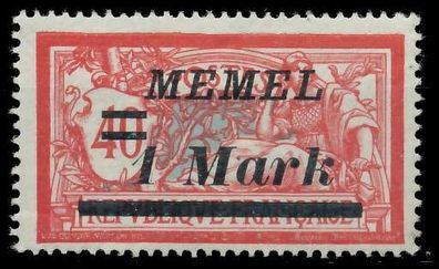 MEMEL 1921 Nr 36a ungebraucht X447A0A